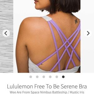 NWT Lululemon Free to be Serene Bra 4